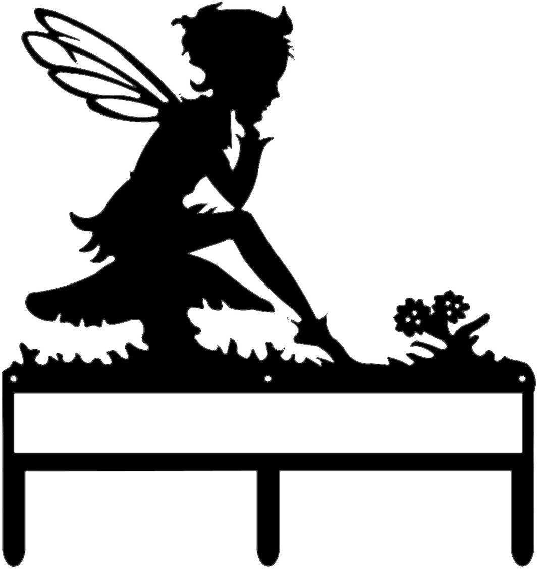 Custom Fairy Coat Rack – Personalized Girl’s Room Hook (O8)