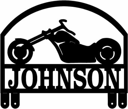 Rusty Rooster Fabrication & Design 16 Gauge / Bolt on Motorcycle Mailbox Topper Chopper (Z63)