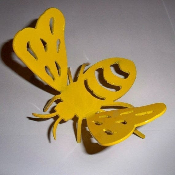 Rusty Rooster Fabrication & Design Bumble Bee Garden Figurines – Lot of 3 (X12)