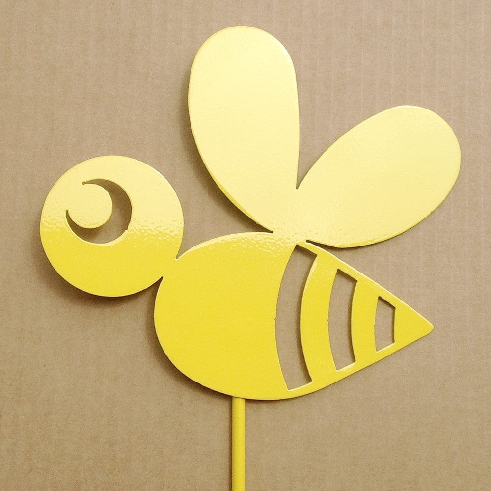 Rusty Rooster Fabrication & Design Bumble Bee Metal Garden Stake (A1)