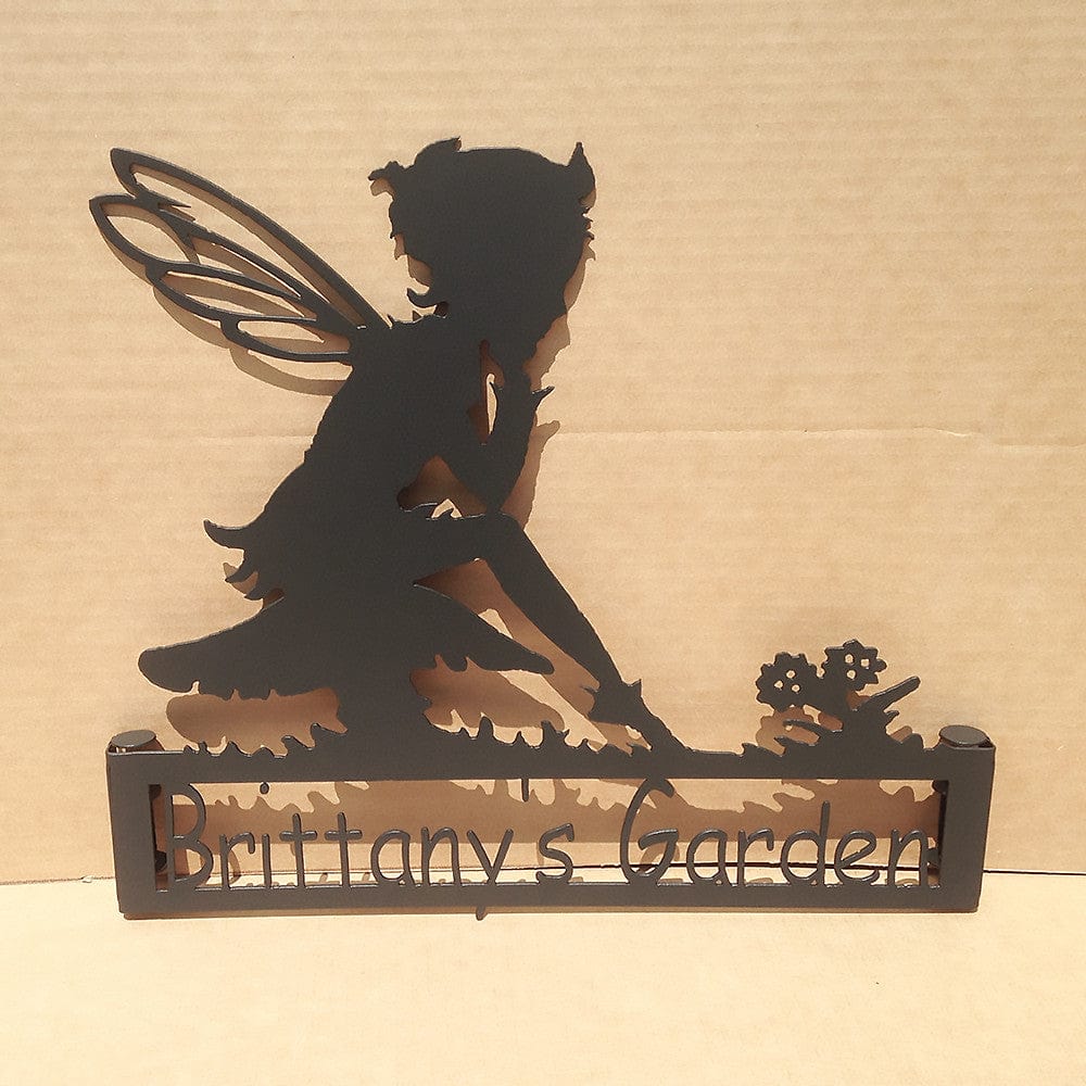 Rusty Rooster Fabrication & Design Custom Fairy Garden Stake (W5)