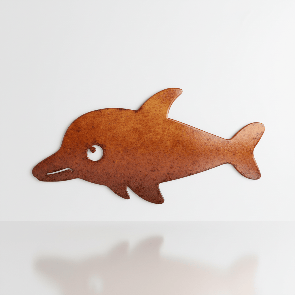 Rusty Rooster Fabrication & Design Magnets Dolphin Magnets (Pkg of 3) (B15)