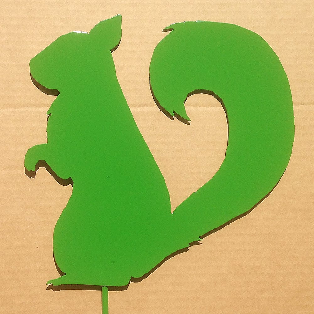 Rusty Rooster Fabrication & Design Metal Art Squirrel Metal Garden Stake LARGE (B0)