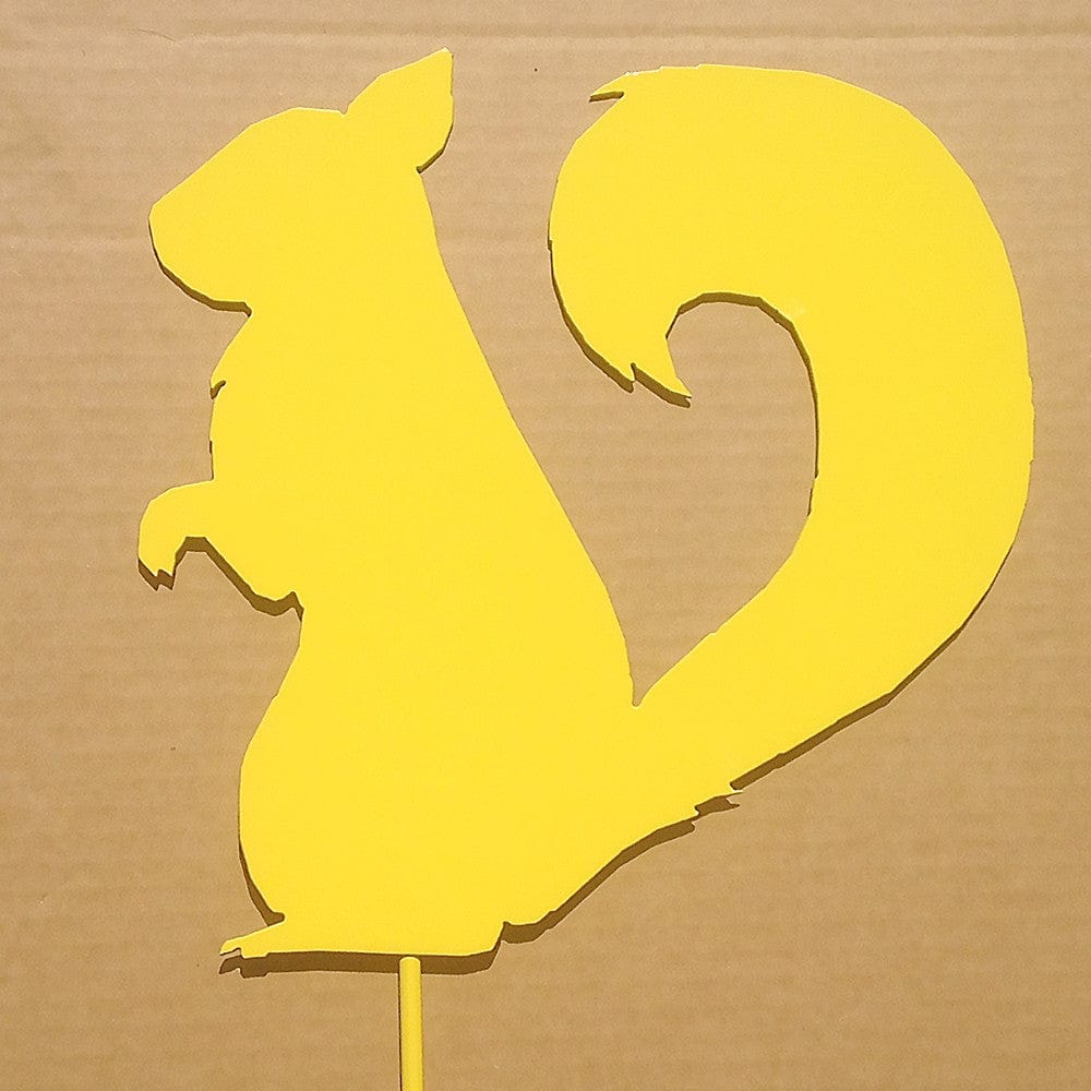 Rusty Rooster Fabrication & Design Metal Art Squirrel Metal Garden Stake LARGE (B0)