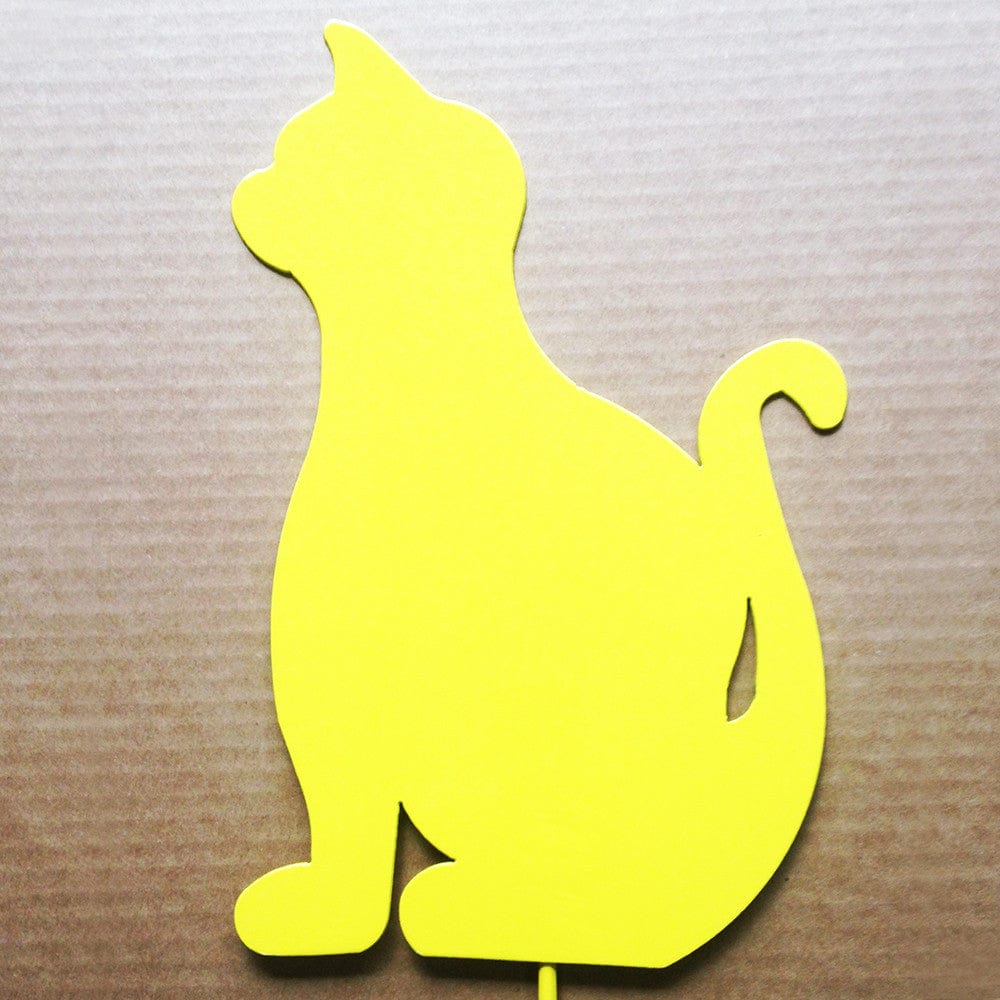 Rusty Rooster Fabrication & Design Metal Garden Stake Cat (A7)