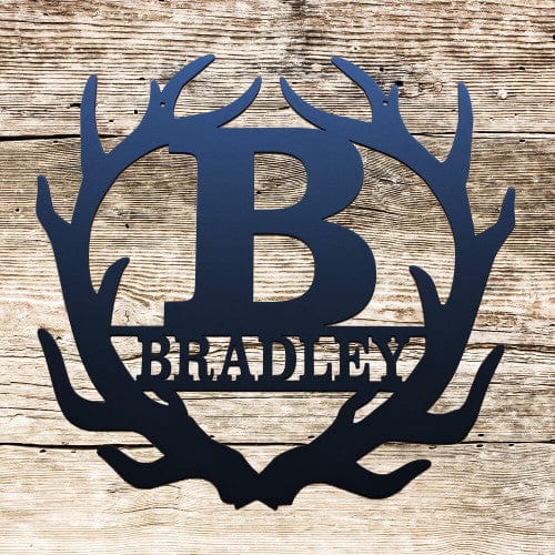 Rusty Rooster Fabrication & Design Monogram Antlers (U21)