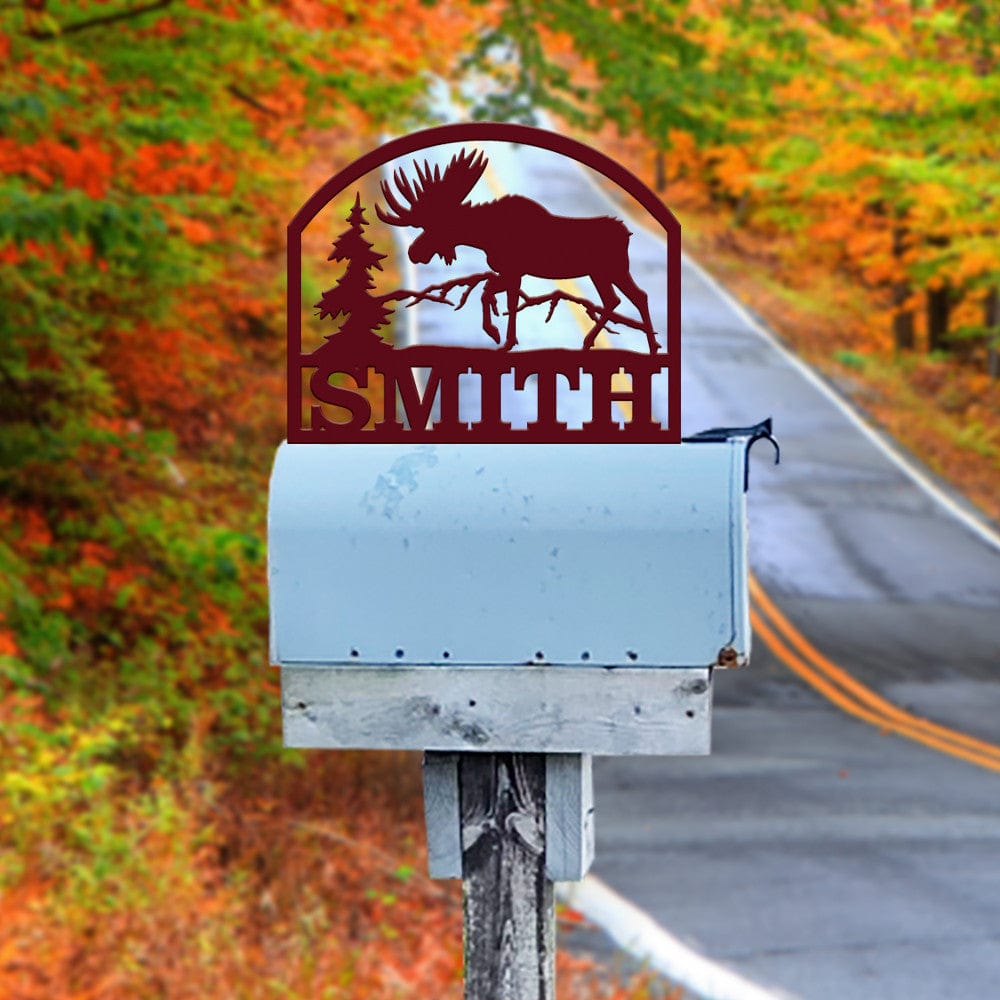 Rusty Rooster Fabrication & Design Moose Mailbox Topper (D30)