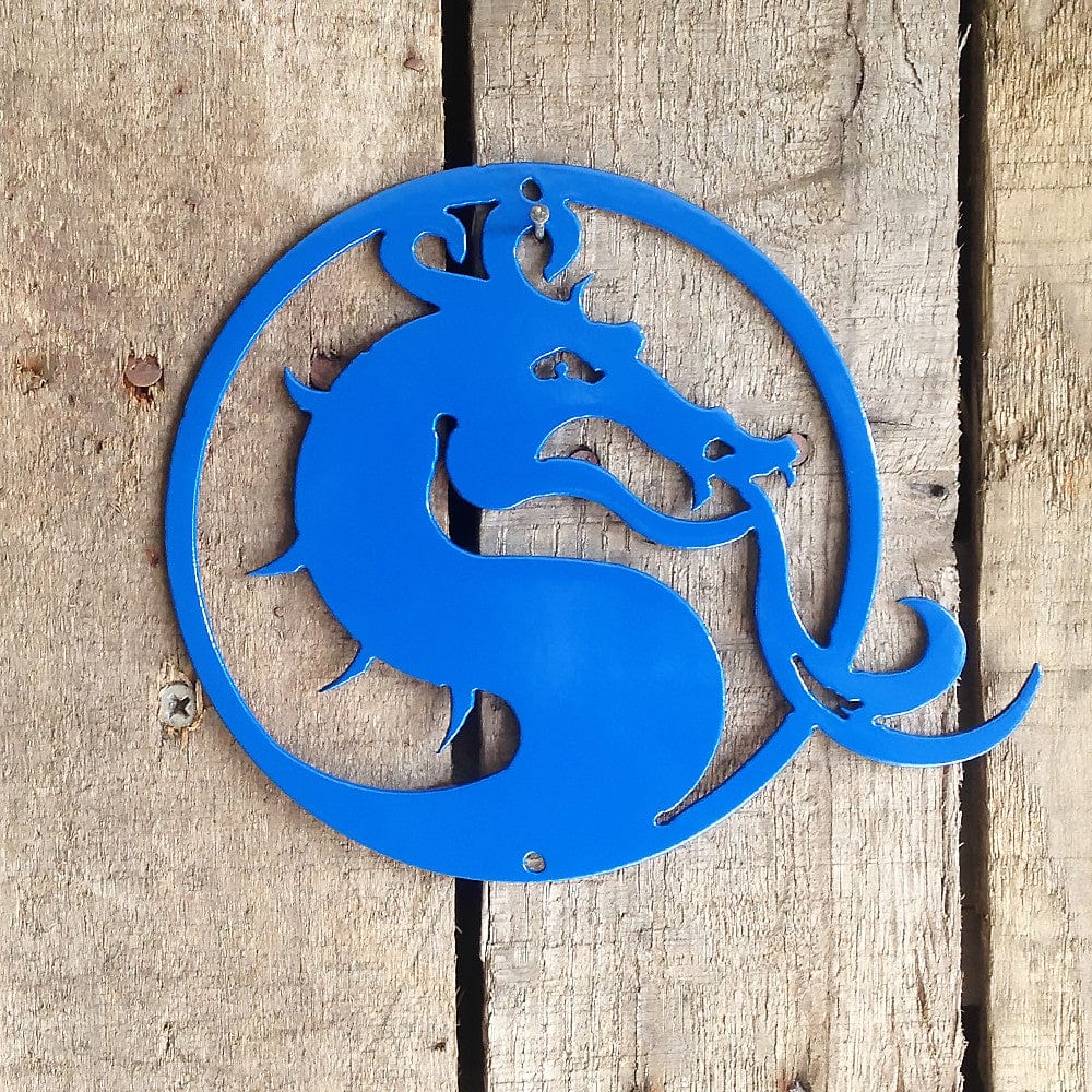 Rusty Rooster Fabrication & Design Mortal Combat Dragon Metal Wall Art (E5)