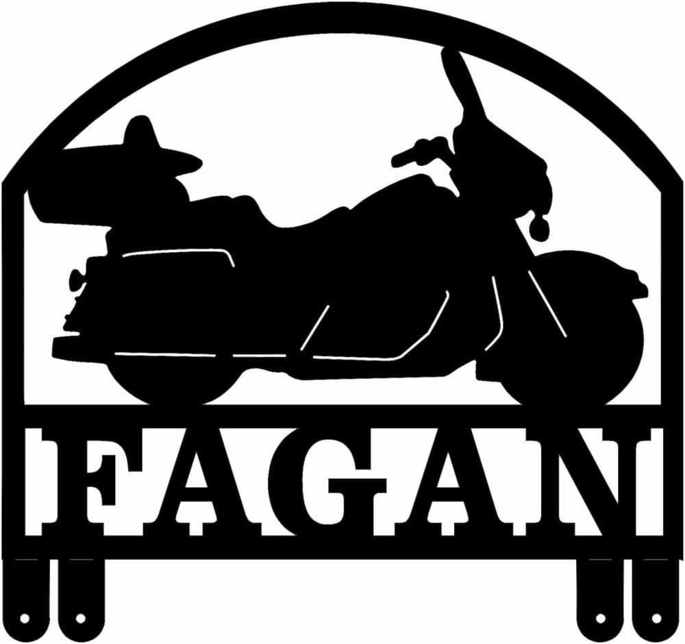 Rusty Rooster Fabrication & Design Motorcycle Mailbox Topper (Z62)