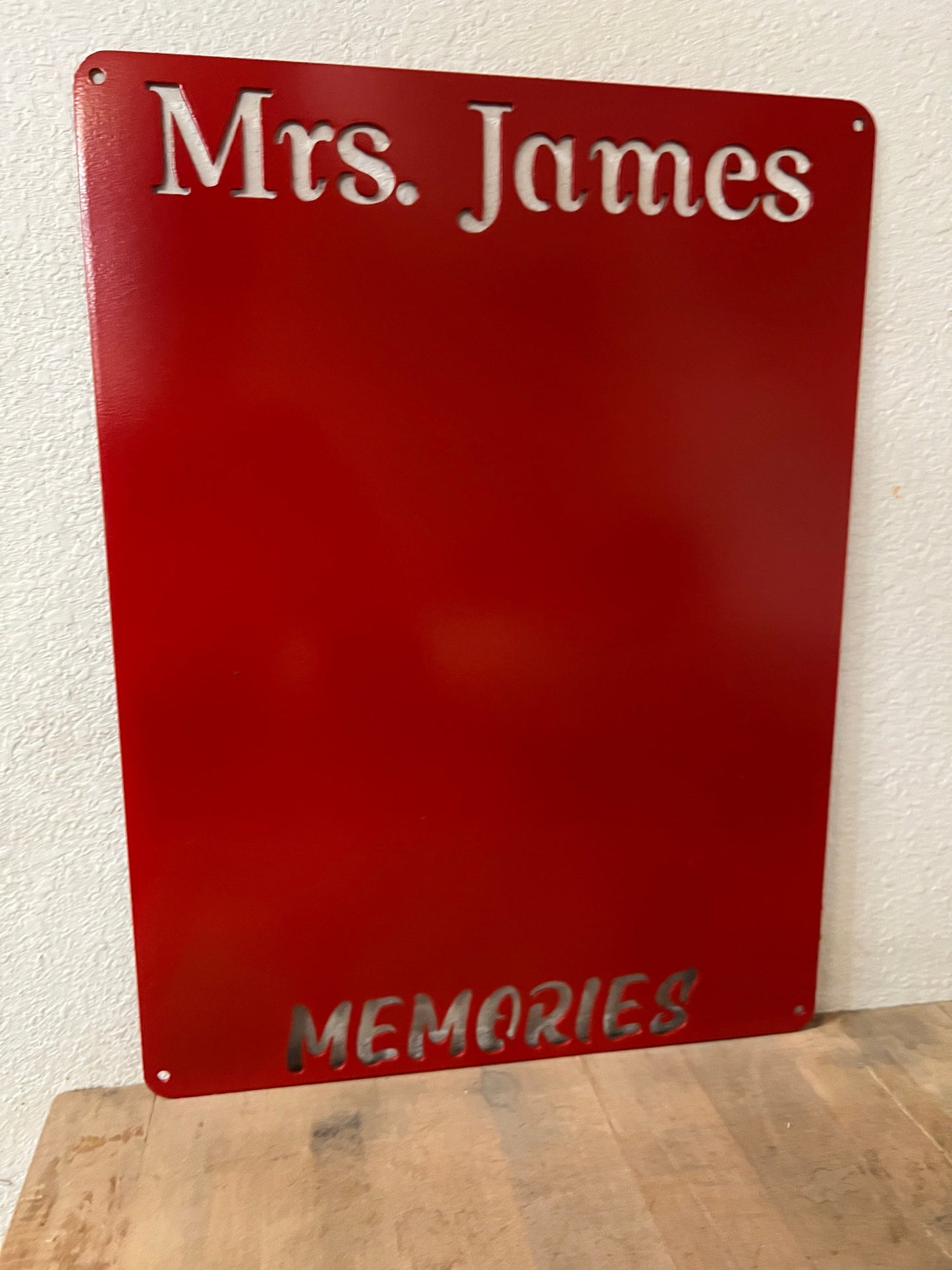 Rusty Rooster Fabrication & Design Physical product Personalozed Magnet Board (U27)