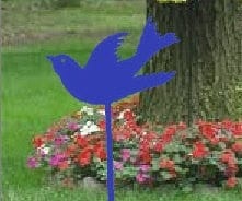 Rusty Rooster Fabrication & Design Swallow Metal Garden Stake (G0)