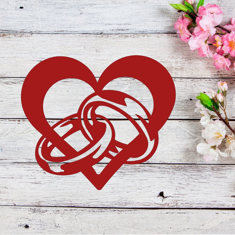 Rusty Rooster Fabrication & Design Wedding / Anniversary Heart (D43)