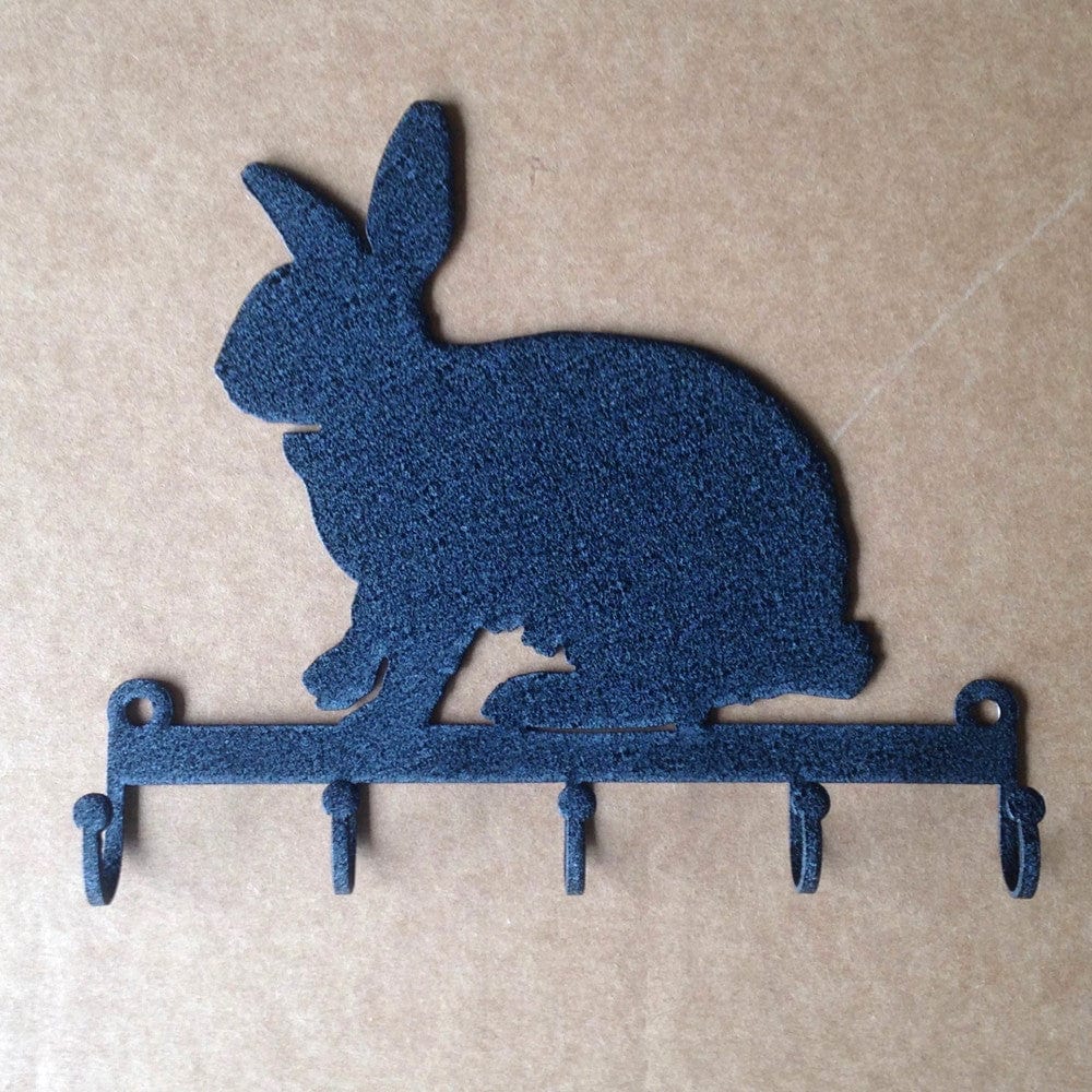 Rusty Rooster Fabrication & Design "Whimsical Delight: Rabbit Key Holder with 5 Hooks - Organize Your Keys with Playful Charm!" (Y18)