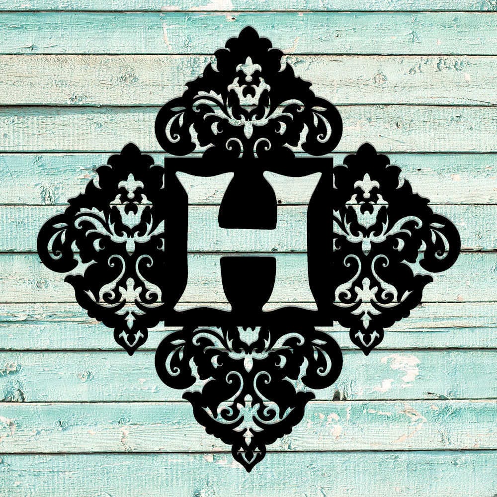 rustyroostermetal Physical product Damask Monogram (R2)