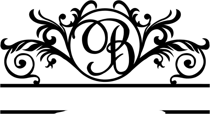 rustyroostermetal Physical product Elegant Monogram in a Circle with Established Date (D41)