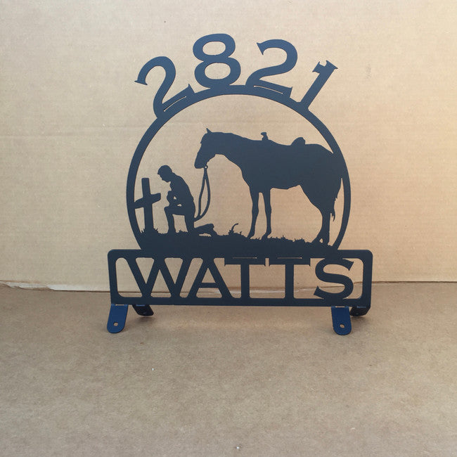 Our Three Styles of Address Signs - Rusty Rooster Metal – rustyroostermetal