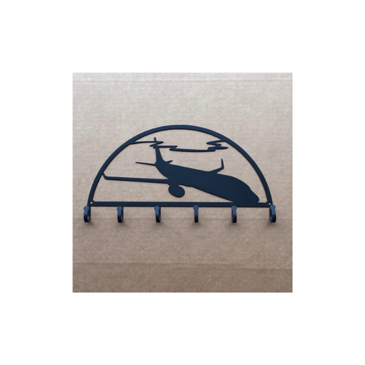 "Airborne Elegance: Key Holder with Airplane - Stay Organized in Style!" (N23)