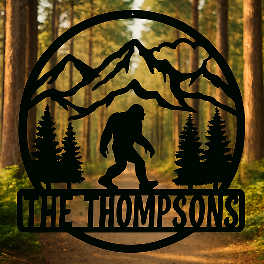 Bigfoot Wall Art - Embrace the Legend with Unique Decor (C69)
