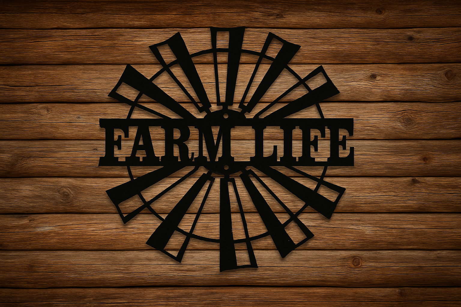Windmill Farm Life Monogram (C52)