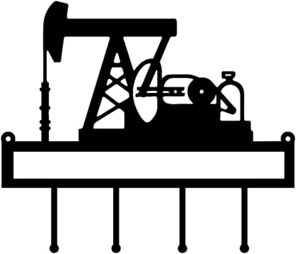 Pumping Unit Key Holder with Personalized Text Field (F23)