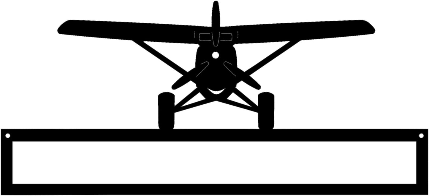 Prop Plane with Custom Text (H21)