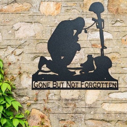 Rusty Rooster Fabrication & Design 18 / Copper Vein Fallen Soldier Tribute Sign (P16)
