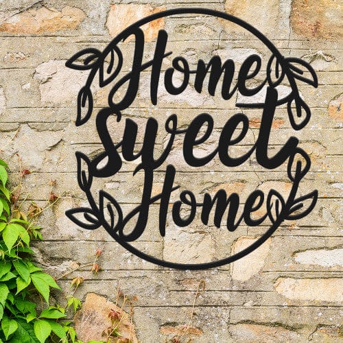 Rusty Rooster Fabrication & Design 18 / No Color Beautiful Oval Home Sweet Home Sign (F36)