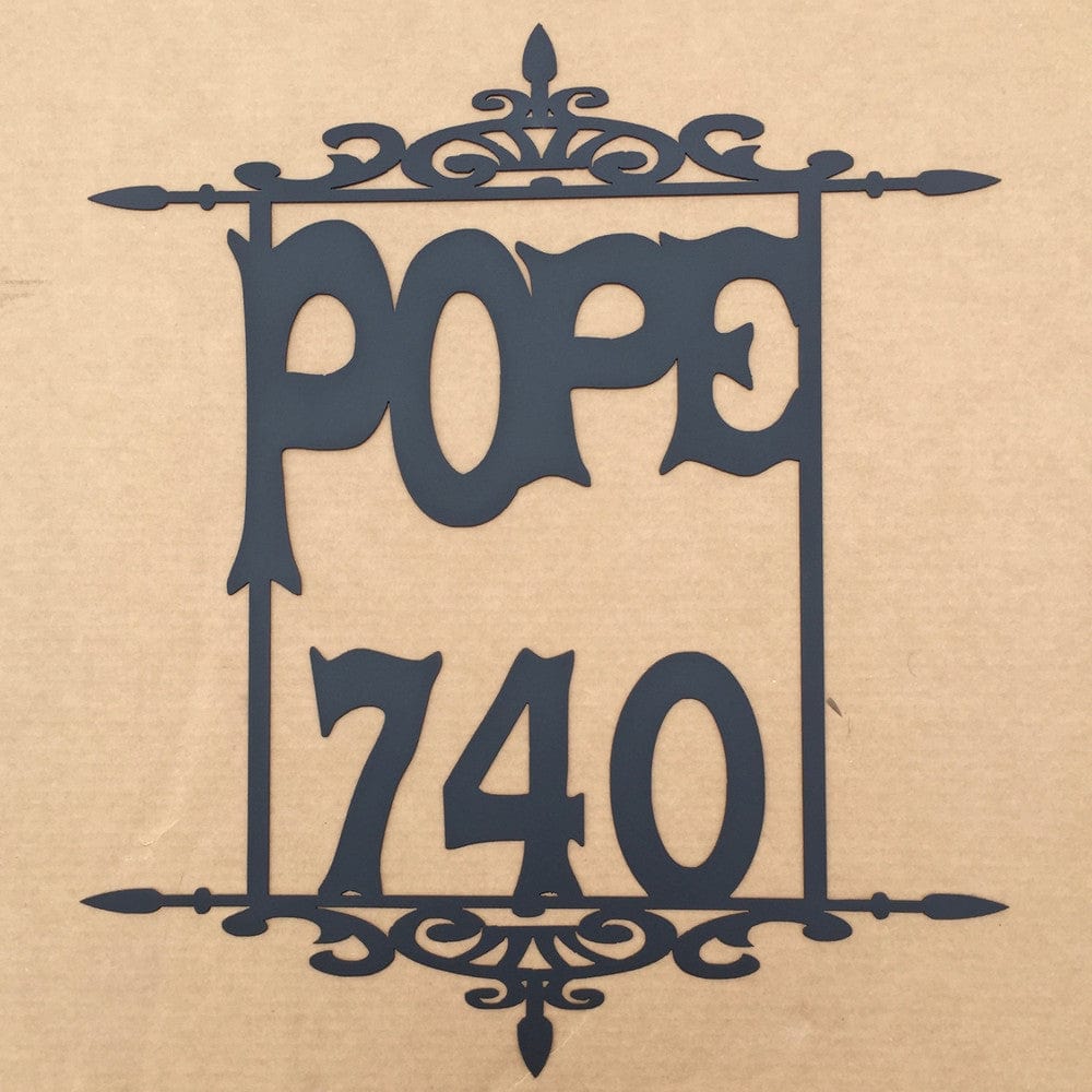 Custom Metal Address Signs - Metal Address Yard Signs & Plaques