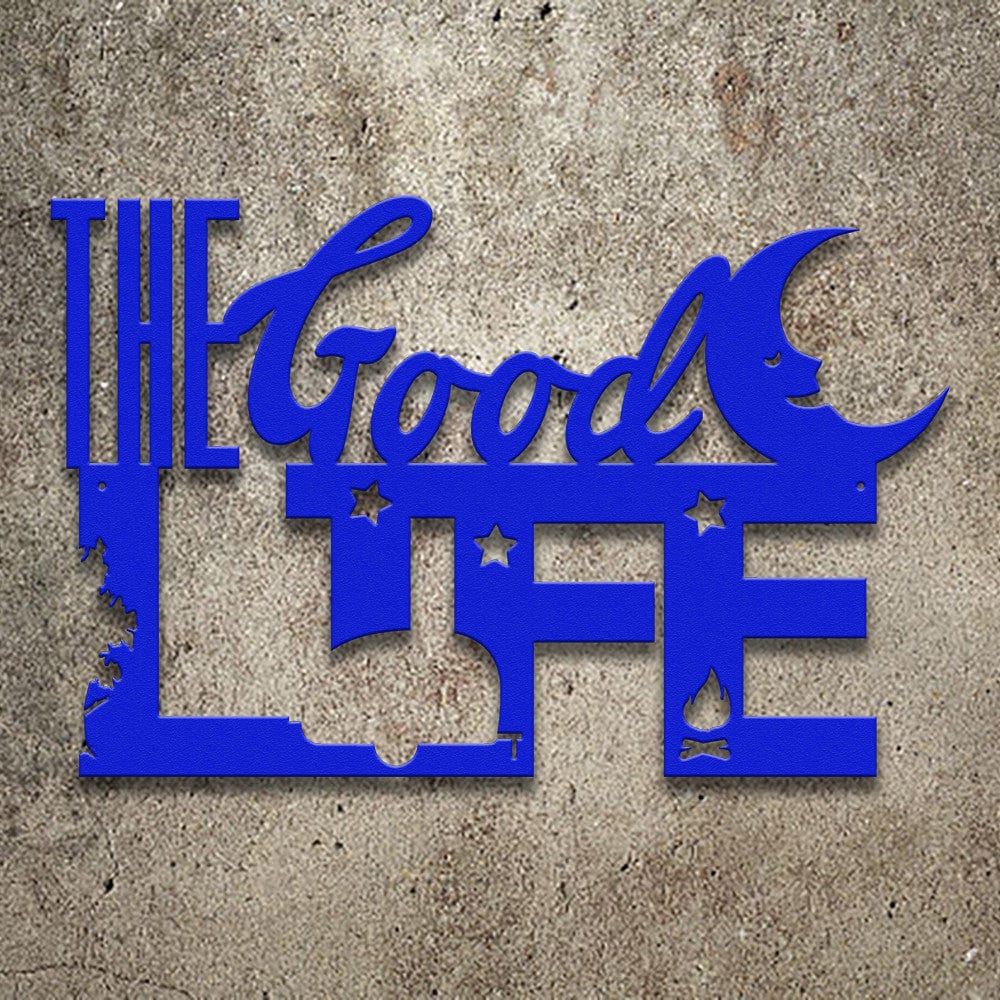 Rusty Rooster Fabrication & Design Camping is The Good Life (Z37)