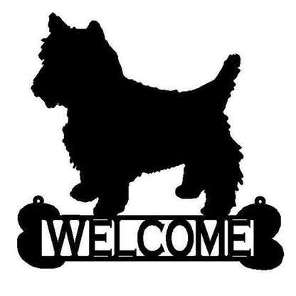 Rusty Rooster Fabrication & Design Dog Welcome Sign (W3)