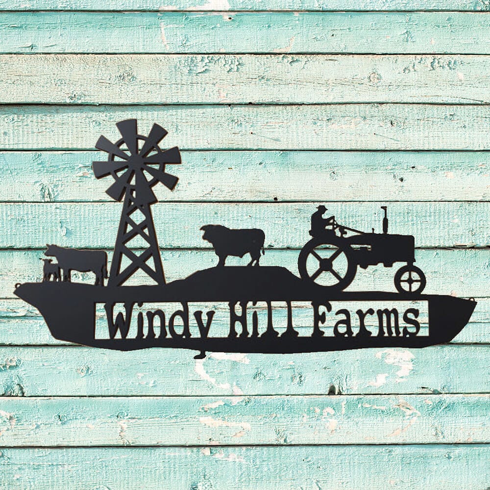 Scene Signage Farmhouse Scenes Signs Templates Farm Animal Scene Box Sign