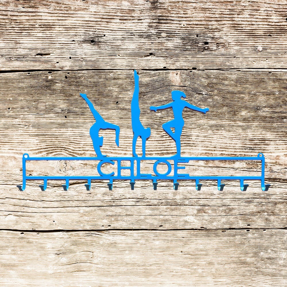 Rusty Rooster Fabrication & Design Gymnastics Medal Display Rack – Girl (U1)