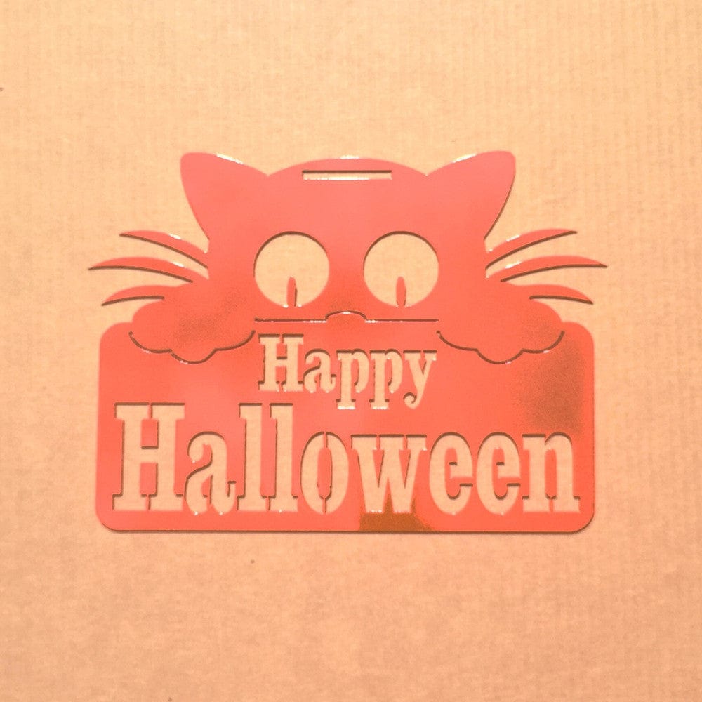 Rusty Rooster Fabrication & Design Happy Halloween Cat (C50)