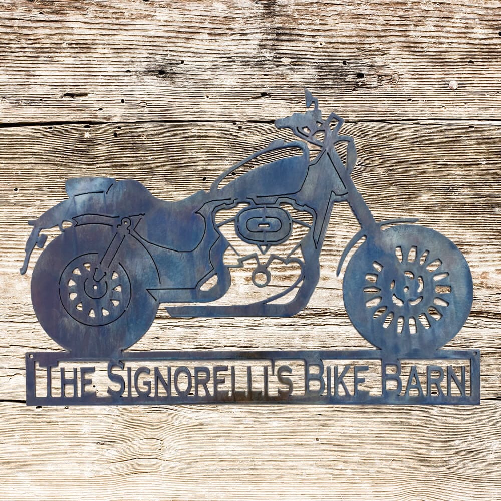 Rusty Rooster Fabrication & Design Harley Nightster with Personalized Text Field (I26)