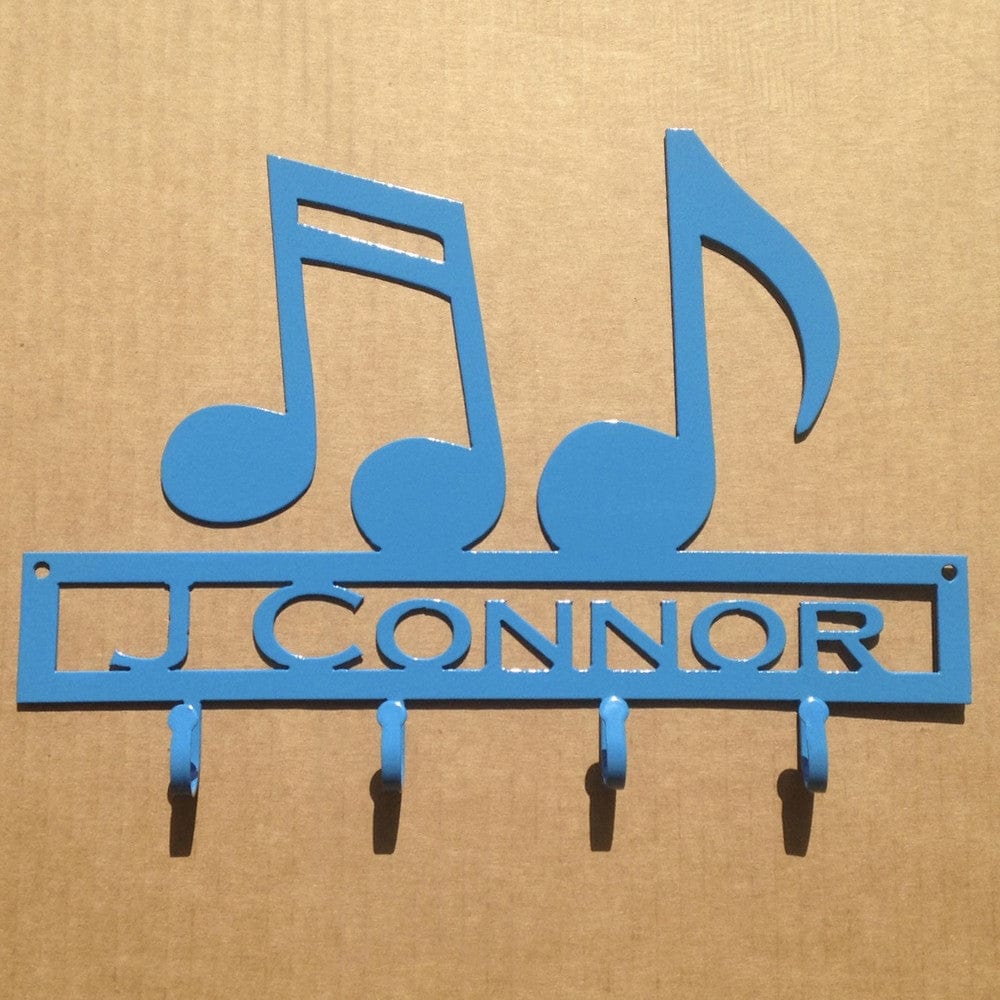Rusty Rooster Fabrication & Design "Harmony in Organization: Music Notes Key Holder with Custom Text - Personalize Your Melodic Organization!" (Y26)