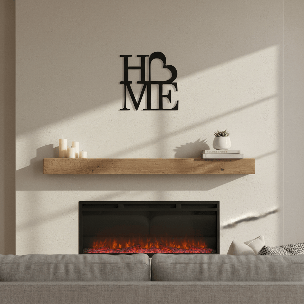 Rusty Rooster Fabrication & Design Heart Love Home Sign (D48)