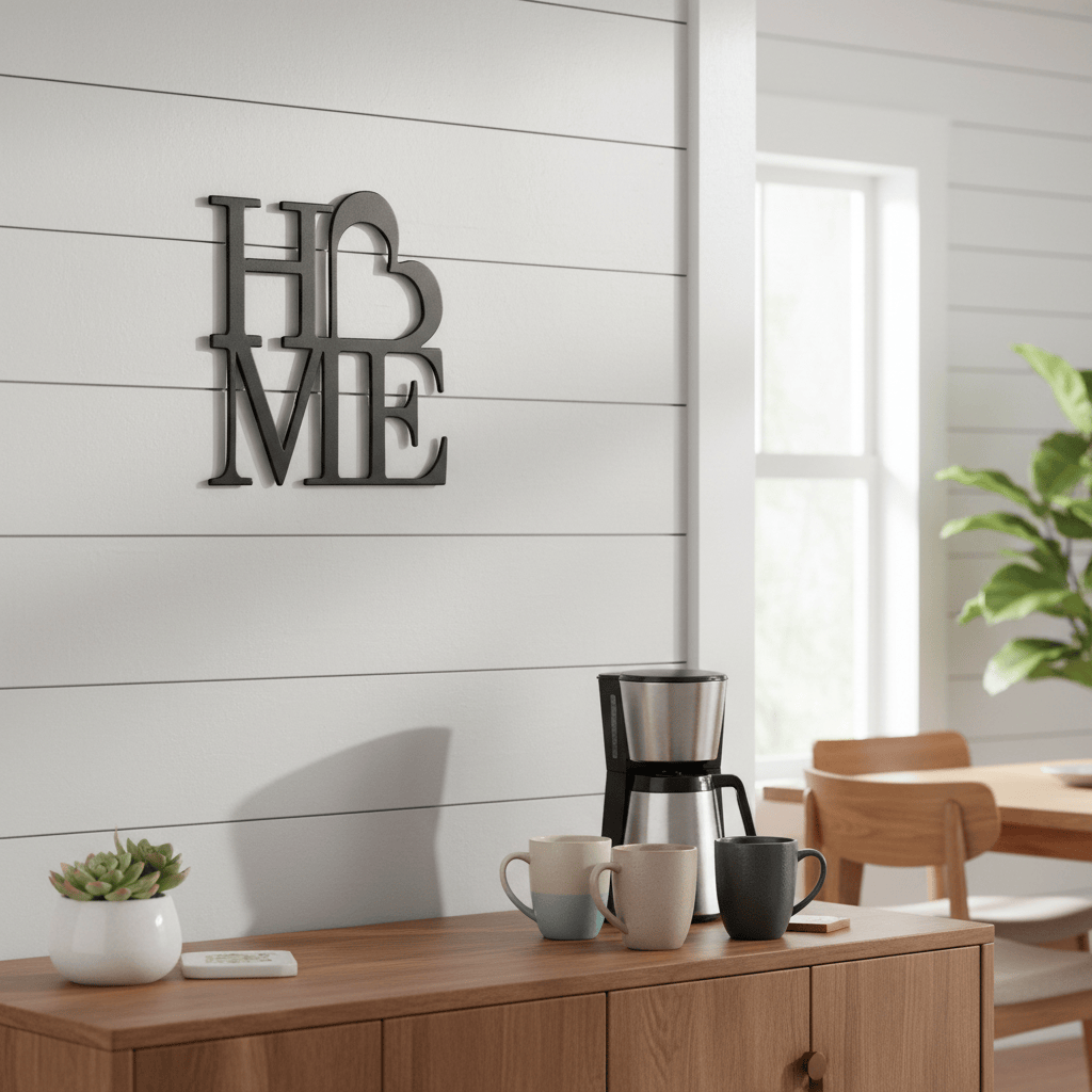 Rusty Rooster Fabrication & Design Heart Love Home Sign (D48)