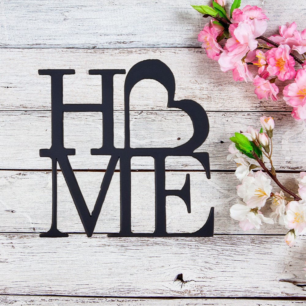 Rusty Rooster Fabrication & Design Heart Love Home Sign (D48)