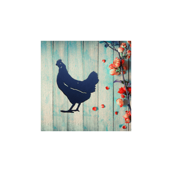 Rusty Rooster Fabrication & Design Hen Metal Wall Art (X25)