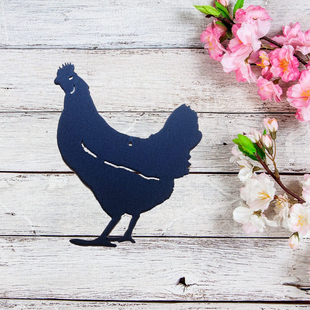 Rusty Rooster Fabrication & Design Hen Metal Wall Art (X25)