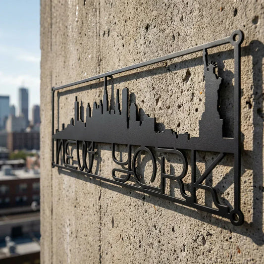 Rusty Rooster Fabrication & Design Home Decor New York Skyline (T11)