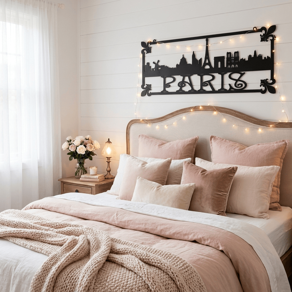 Rusty Rooster Fabrication & Design Home Decor Paris Skyline (T12)