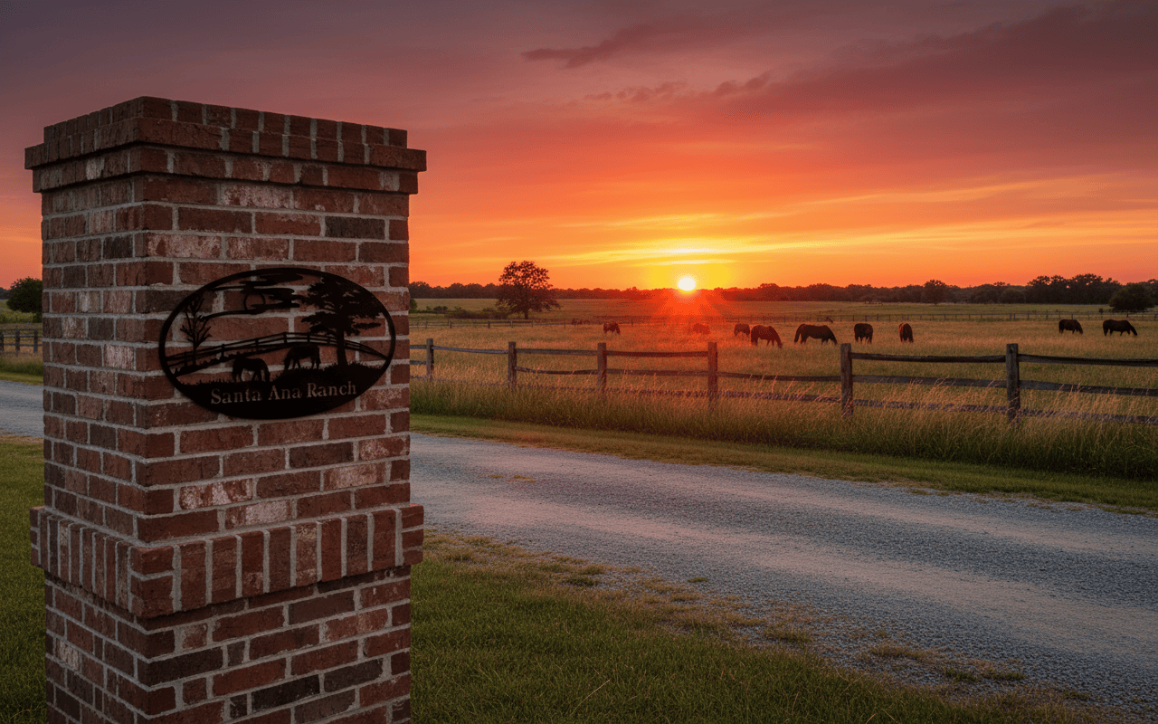 Rusty Rooster Fabrication & Design Home Decor Personalized Ranch Sign – Grazing Horses Metal Wall Art (E25)