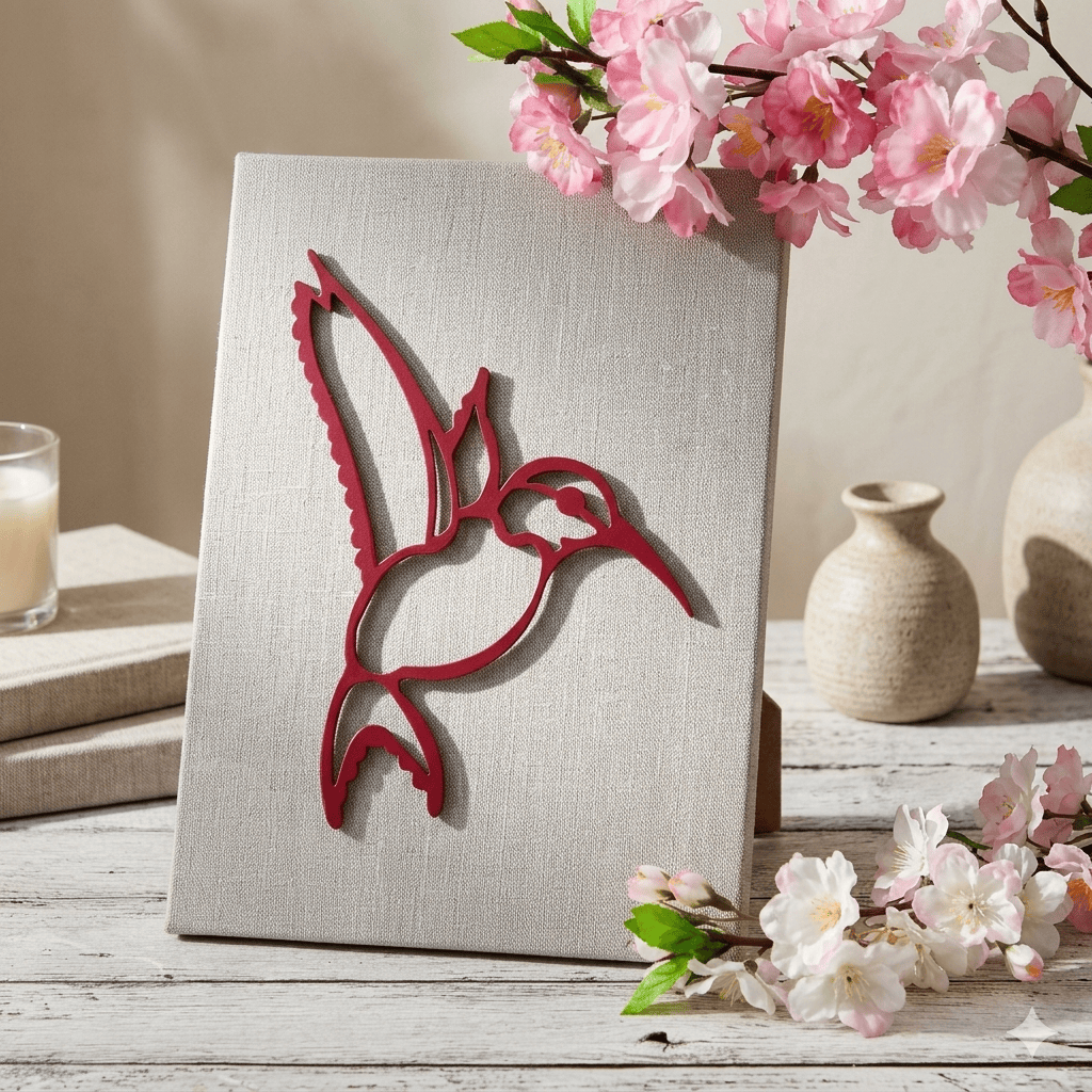 Hummingbird Metal Wall Art (Y)