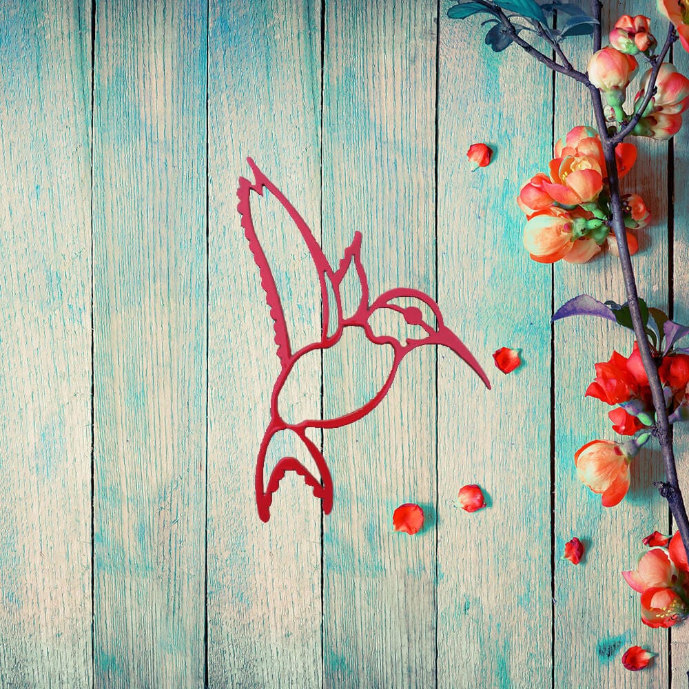 Rusty Rooster Fabrication & Design Hummingbird Metal Wall Art (Y)