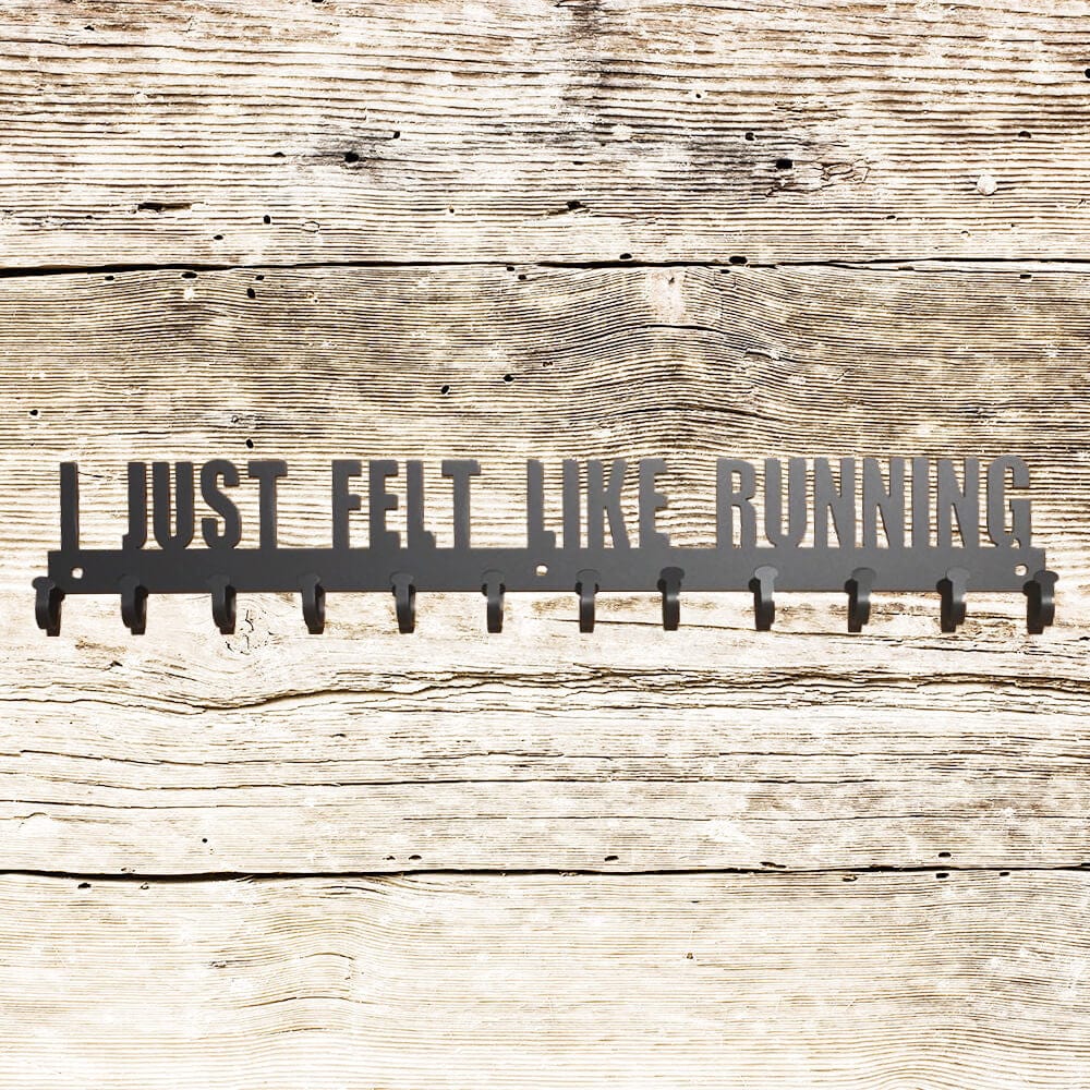 Rusty Rooster Fabrication & Design “I Just Felt Like Running” Hanging Rack (P24)