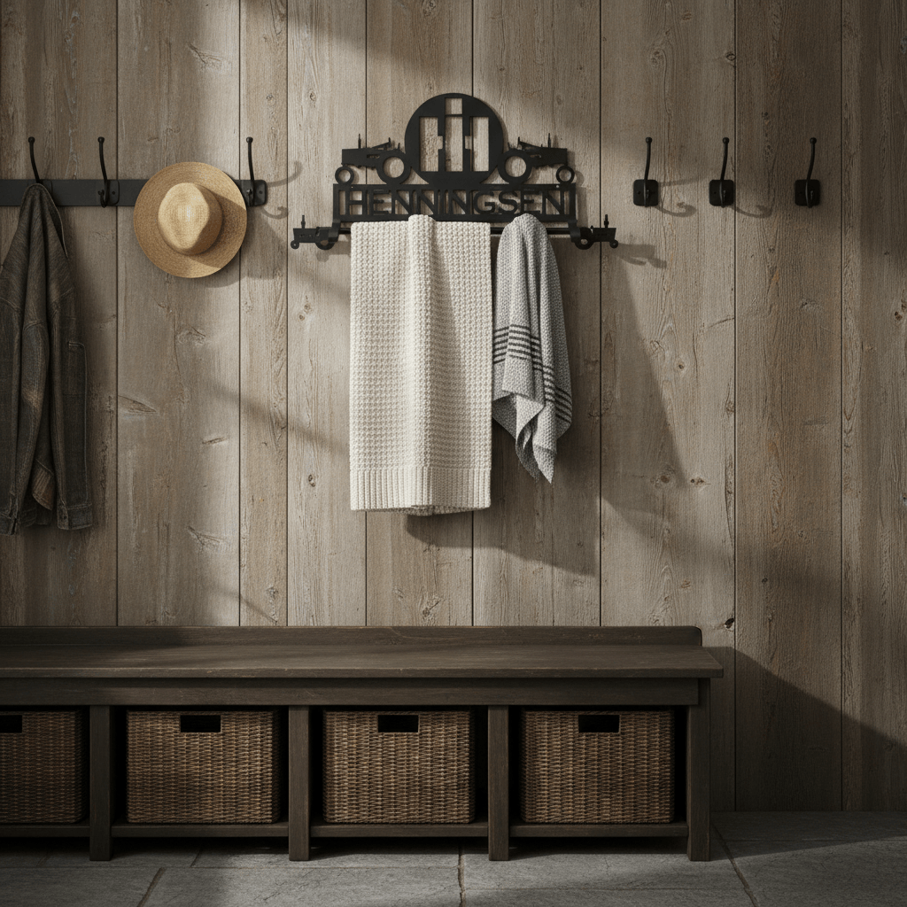 Rusty Rooster Fabrication & Design International Harvester quilt rack (C25)