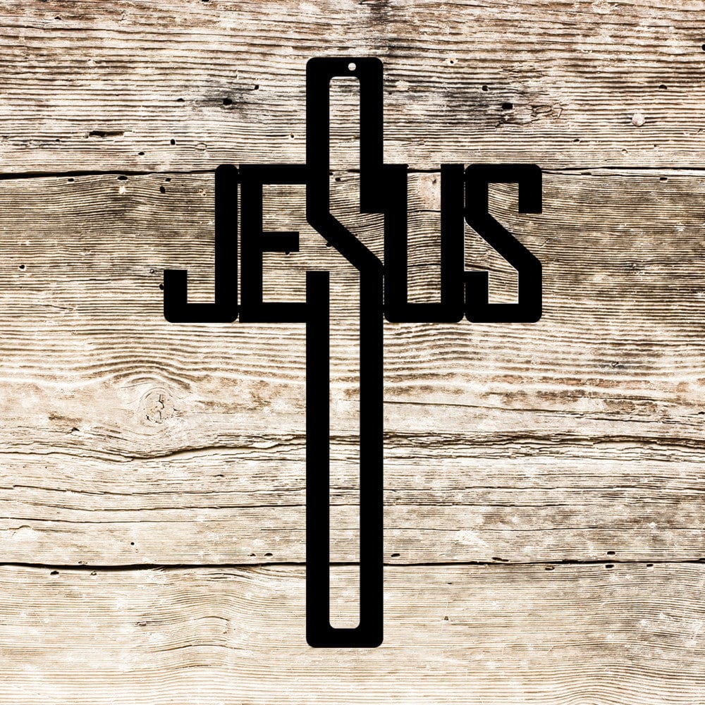 Rusty Rooster Fabrication & Design Jesus Cross ( E43 )