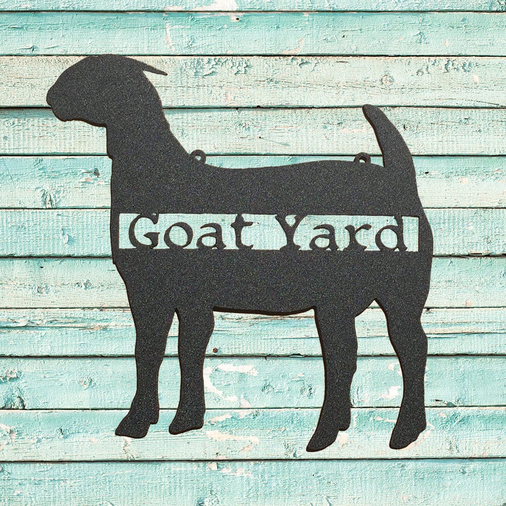 Rusty Rooster Fabrication & Design Kidding Around Boer Goat Wall Art (M8)