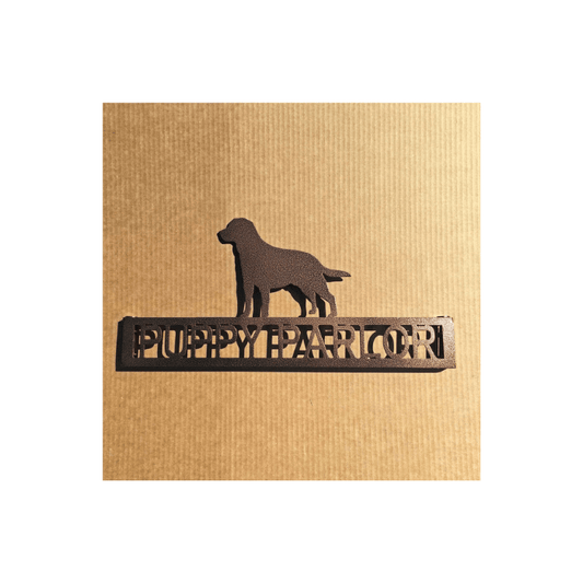 Rusty Rooster Fabrication & Design Labrador Retriever Metal Garden Stake with Personalized Text (X28)